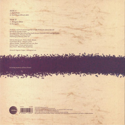 Gerardo Frisina – Soul Drum (12", Schema, 2022) Back Cover