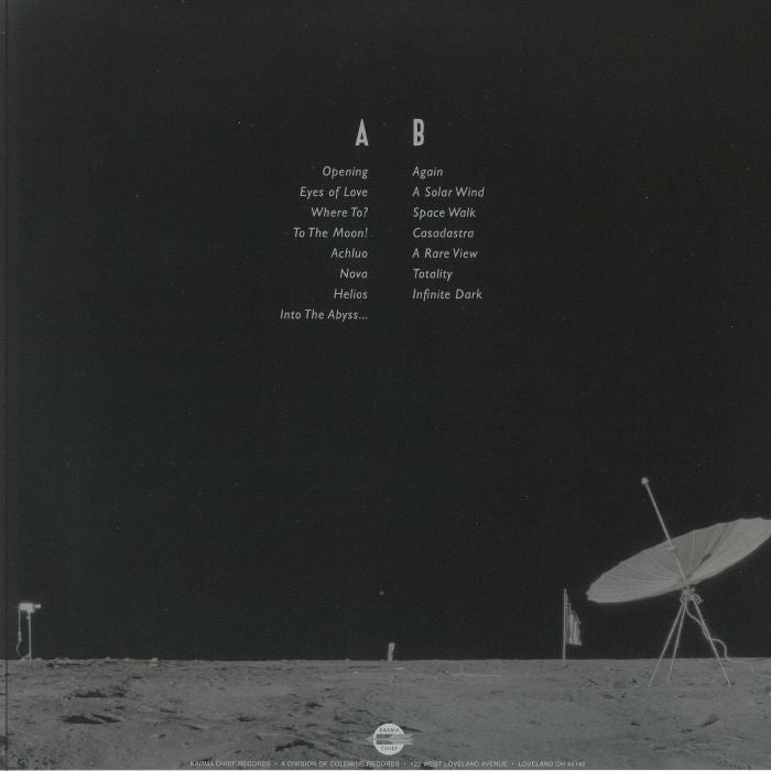 Ghost Funk Orchestra – A Trip To The Moon (LP, Karma Chief Records, 2024) Back Cover