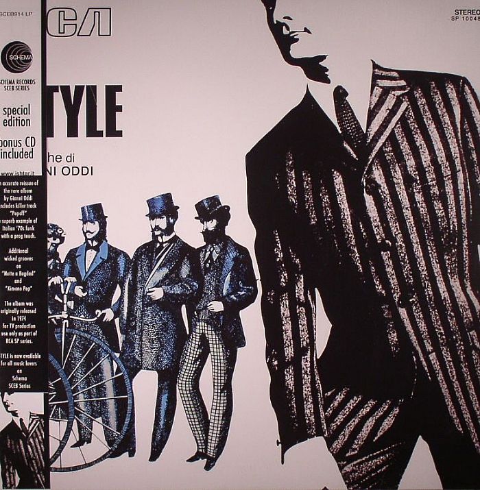 Gianni Oddi – Style (stereo) (2xLP, Schema, 2014) Front Cover