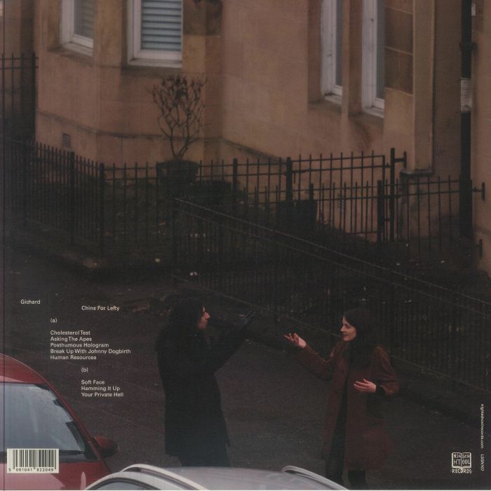 Gichard – Chins for Lefty (LP, Night School, 2026) Back Cover