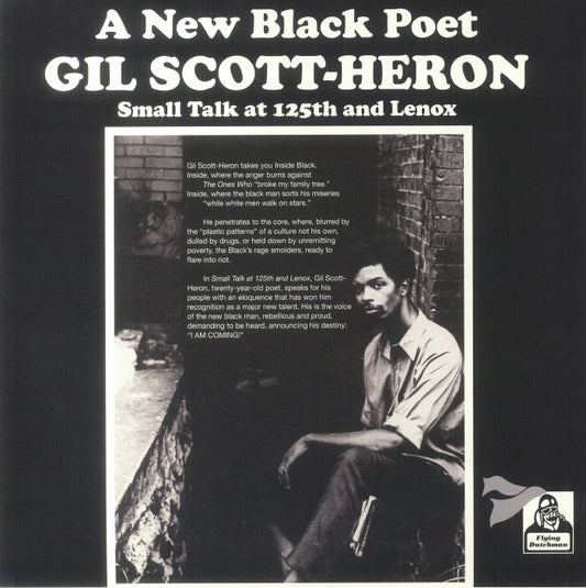 Gil Scott-Heron – Small Talk At 125th And Lenox (LP, Flying Dutchman, BGP Records, 2025) front cover