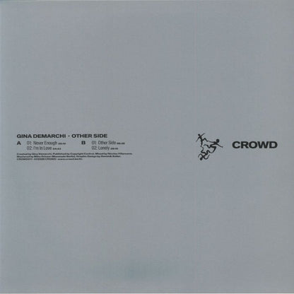 Gina Demarchi – CROWD011 (12", Crowd, 2026) Back Cover