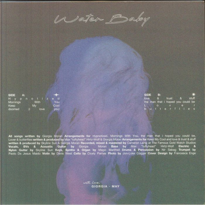 Giorgia-May – Water Baby (LP, Not On Label (Giorgia-May Self-released), 2026) Back Cover