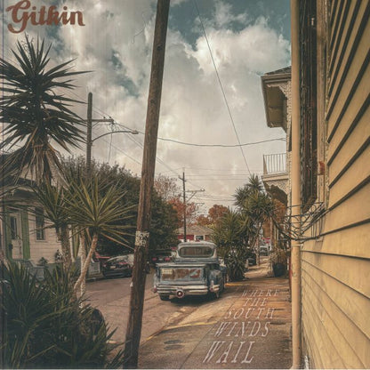 Gitkin – Where the South Winds Wail (LP, Wonderwheel Recordings, 2026) Front Cover