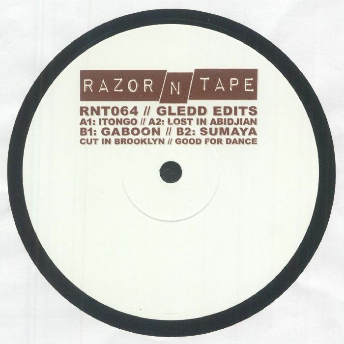 Gledd – Gledd Edits (12", Razor-N-Tape, 2026) Front Cover