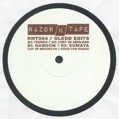 Gledd – Gledd Edits (12", Razor-N-Tape, 2026) Front Cover