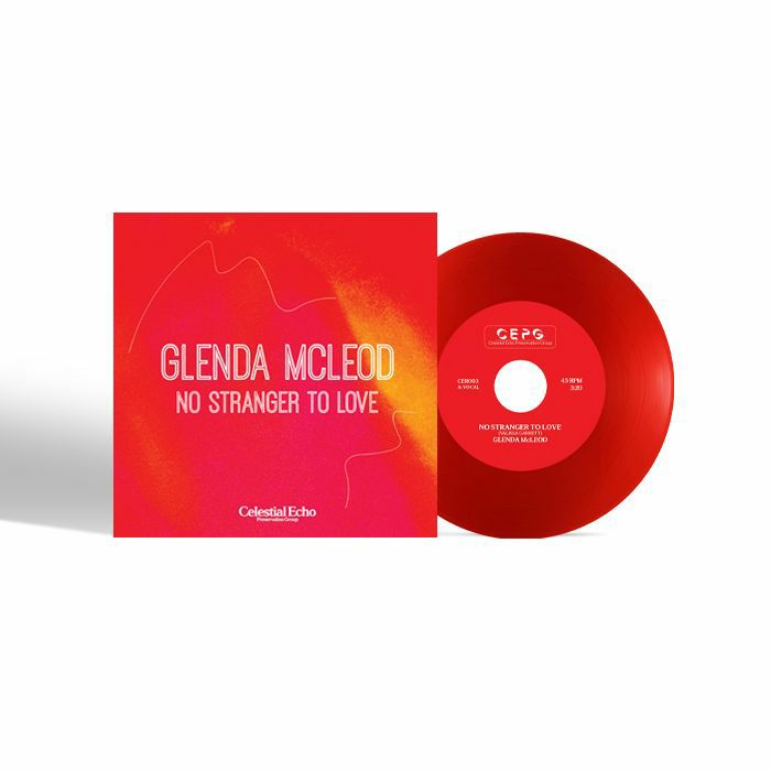 Glenda McLeod – No Stranger To Love (7", Red, Celestial Echo, 2026) Front Cover