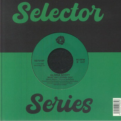 Gloria Scott – (A Case Of) Too Much Lovemakin' (7", Selector Series, 2026) Back Cover