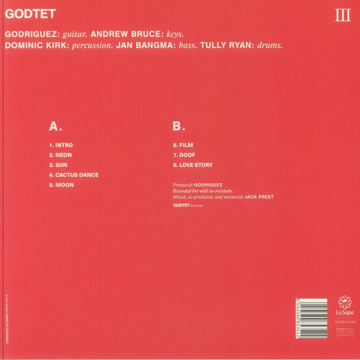 Godtet – III (LP, La Sape Records, 2025) Back Cover