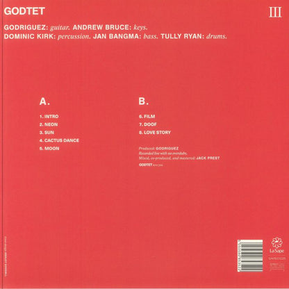 Godtet – III (LP, La Sape Records, 2025) Back Cover