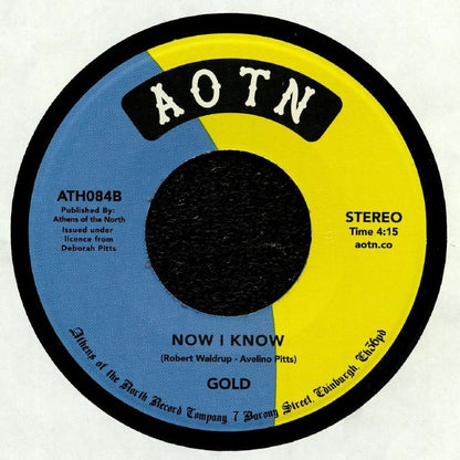 Gold – What About The Child  (7", Athens Of The North, 2020) Back Cover