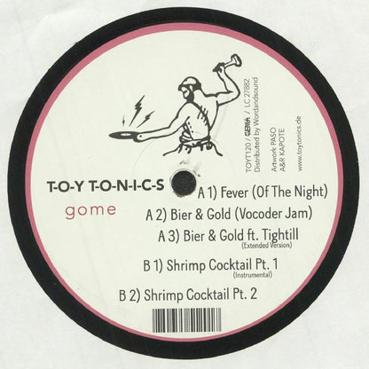 Gome – Gourmet Life EP (12", Toy Tonics, 2021) Back Cover