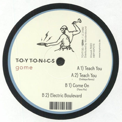 Gome – Home Skooling EP (12", Toy Tonics, 2022) Back Cover