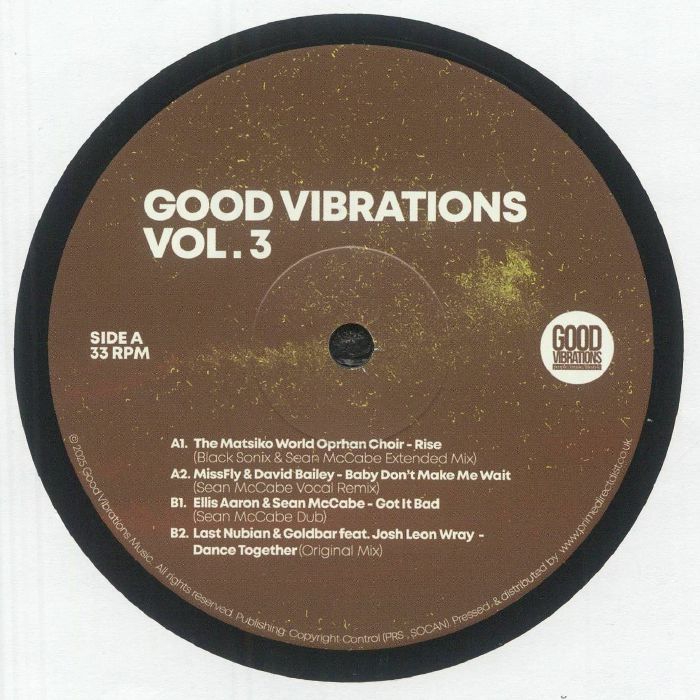 Various – Good Vibrations Vol.3 (12", Good Vibrations, 2025) front cover
