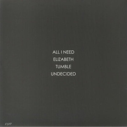 Goose – Undecided  (LP, Red, 180g, No Coincidence Records, 2025) back cover