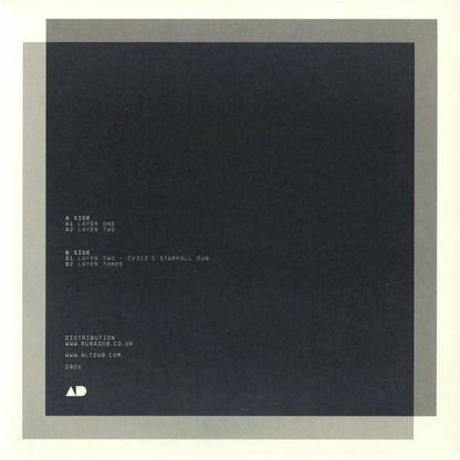 Gradient – Random Layers (12", Red, Translucent, Smoked, Alt Dub, 2026) Back Cover