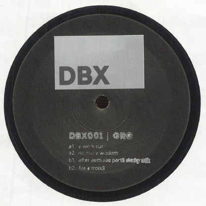GRG – DBX001 (12", .defaultbox, 2025) Front Cover