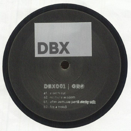 GRG – DBX001 (12", .defaultbox, 2025) Front Cover