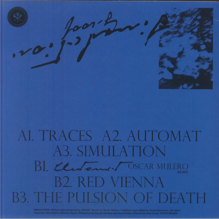 Groof – Simulation (12", Kontralamakina, 2026) Back Cover