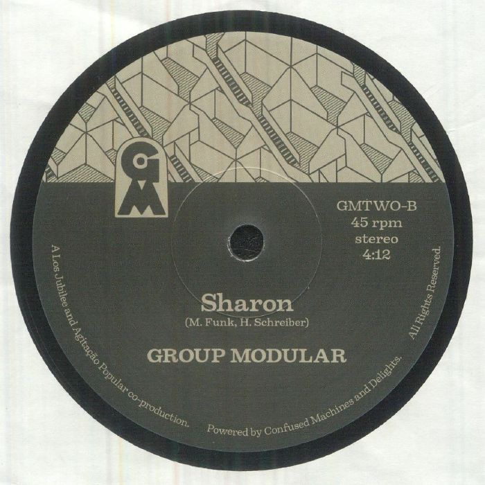 Group Modular – Hecker / Sharon (7", GM, 2026) Back Cover