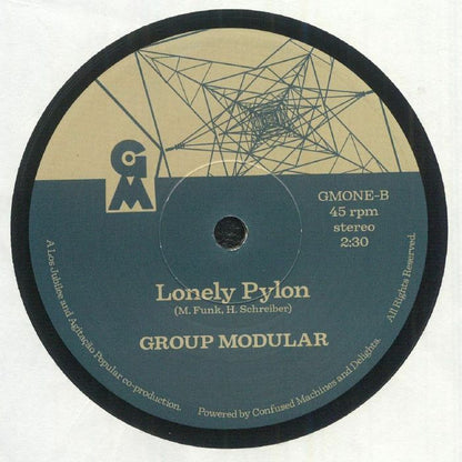 Group Modular – The Tunnel (7", GM, 2025) Back Cover