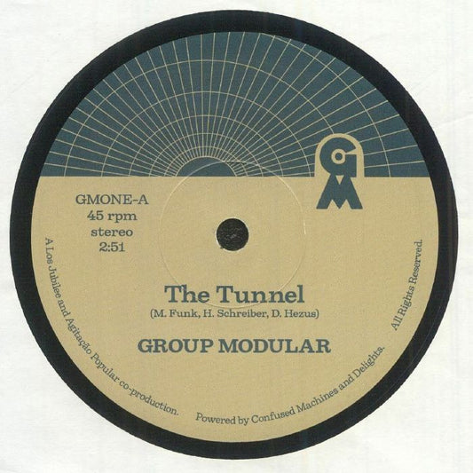 Group Modular – The Tunnel (7", GM, 2025) front cover