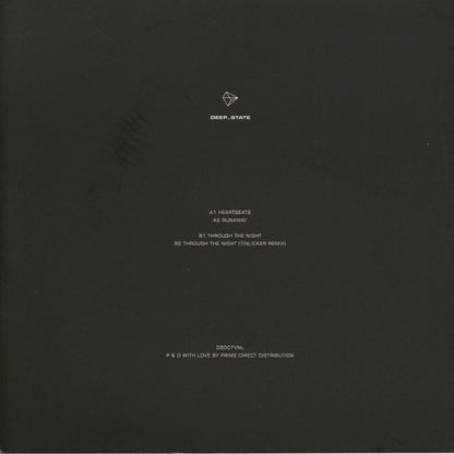 Grum – Heartbeats (12", RED, Deep State Recordings, 2026) Back Cover