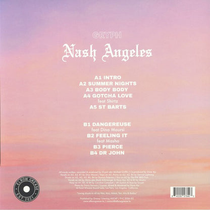 Gryph – Nash Angeles (LP, Elbow Grease, 2026) Back Cover
