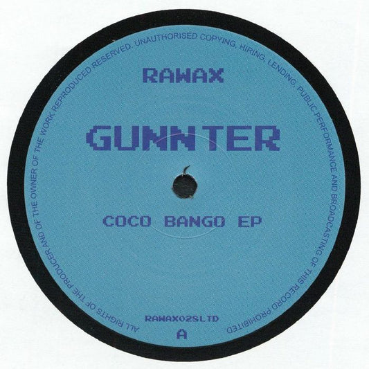 Gunnter – Coco Bango EP (12", Rawax, 2026) Front Cover