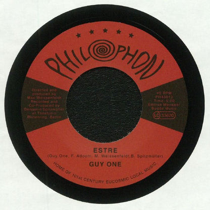 Guy One – Everything You Do, You Do For Yourself (7", Philophon, 2017) Back Cover
