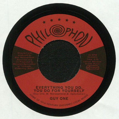 Guy One – Everything You Do, You Do For Yourself (7", Philophon, 2017) Front Cover