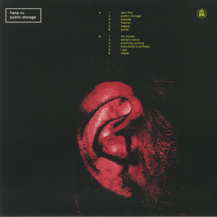 Hana Vu – Public Storage (LP, Clear Marble, Ghostly International, 2021) Back Cover