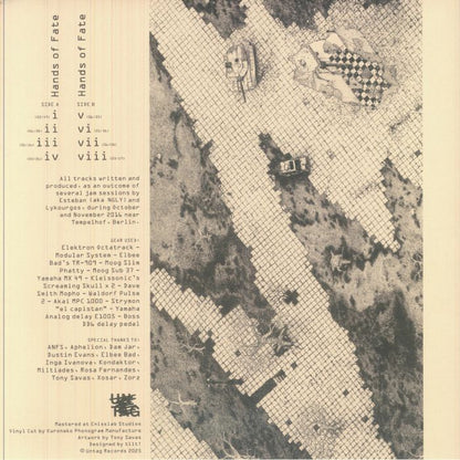 Hands of Fate – Hands Of Fate (LP, UNTAG, 2026) Back Cover