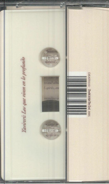 Hánkel Bellido – Yavireri: Los Que Viven En Lo Profundo (Cassette, Death Is Not The End, 2025) Back Cover