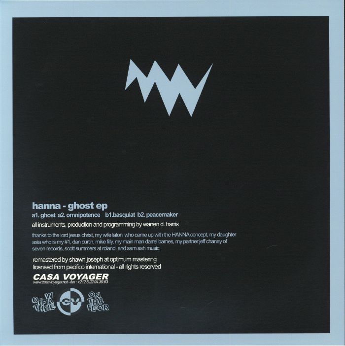 Hanna – Ghost (12", Casa Voyager, 2026) Back Cover