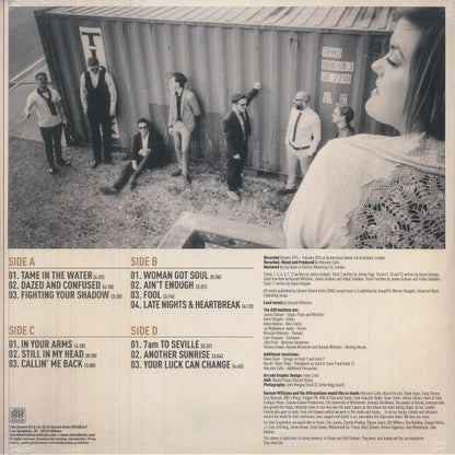 Hannah Williams / The Affirmations – Late Nights & Heartbreak (10th Anniversary Edition) (2xLP, 10thAnniversary Edition) | (White, Record Kicks, 2026) Back Cover
