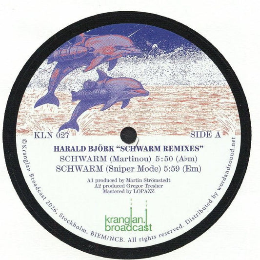 Harald Björk – Schwarm Remixes (12", Kranglan Broadcast, 2026) Front Cover