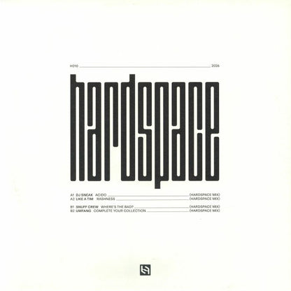 Hardspace – 010 (12", Transparent Berry Pink, Hardspace, 2026) Back Cover