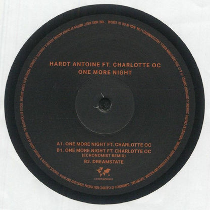 Hardt Antoine Ft. Charlotte OC – One More Night (12", Crosstown Rebels, 2026) Back Cover