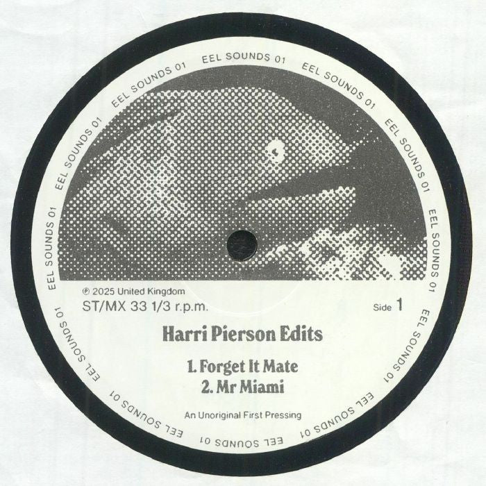 Harri Pierson Edits – Eel Sounds 001 (12", Eel Sounds, 2025) front cover