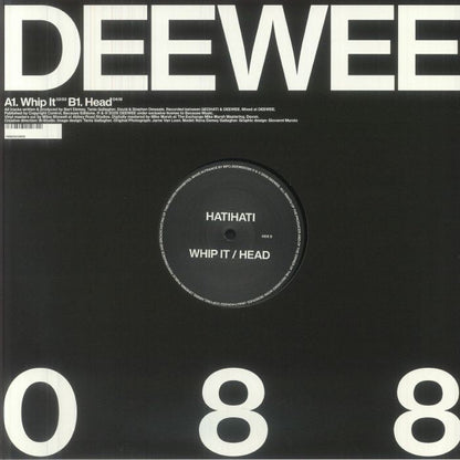 HatiHati – Whip It / Head (12", Deewee, 2026) Back Cover