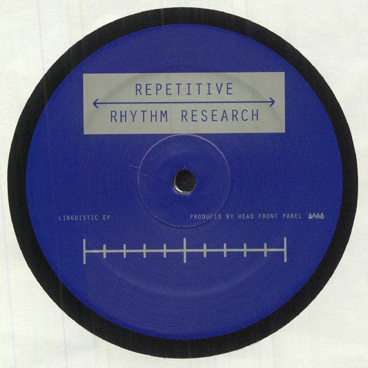 Head Front Panel – Linguistic EP (12", Repetitive Rhythm Research, 2021) Front Cover