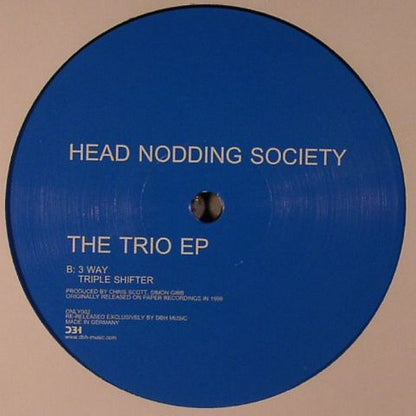 Head Nodding Society – The Trio EP (12", Only One Music, 2011) Back Cover
