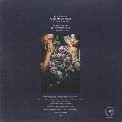 Heavenphetamine – シン・冬の太陽が照らす死と真 - The Sun On A Winter Day (LP, Macadam Mambo, 2026) Back Cover