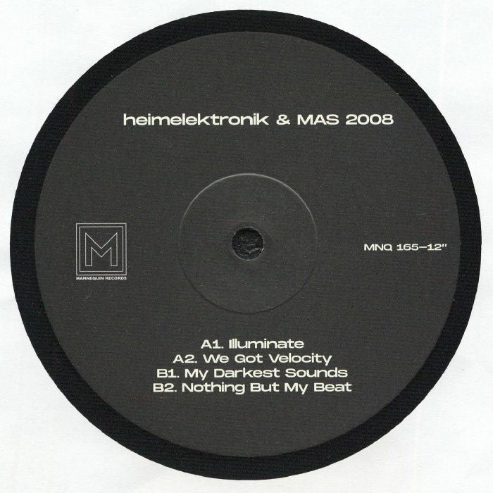Heimelektronik & MAS 2008 – Illuminate (12", Mannequin, 2026) Back Cover