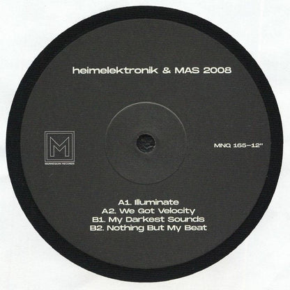 Heimelektronik & MAS 2008 – Illuminate (12", Mannequin, 2026) Back Cover