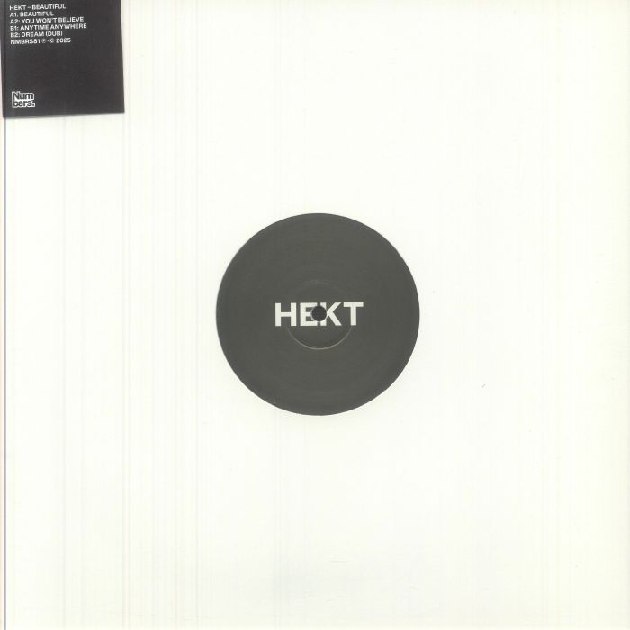 Hekt – Beautiful (12", Grey, Numbers., 2024) Front Cover