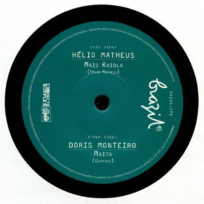 Helio Matheus / Dóris Monteiro – Mais Kriola / Maita (7", Mr Bongo, 2023) front cover