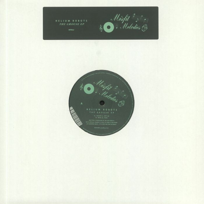 Helium Robots – The Grouse Ep (12", Misfit Melodies, 2020) Front Cover