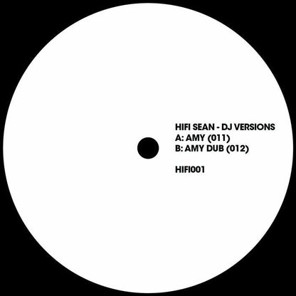 Hifi Sean – DJ Versions (12", HIFI, 2026) Back Cover